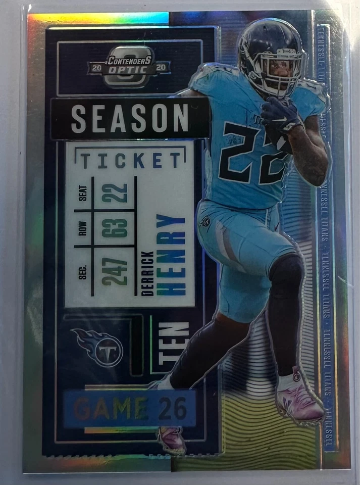 2020 Panini Contenders Optic - Season Ticket Derrick Henry #56 - Image 1 of 2