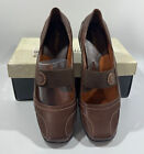 Auditions Brown Leather Walking Casual Shoe Women's sz 9.5W2