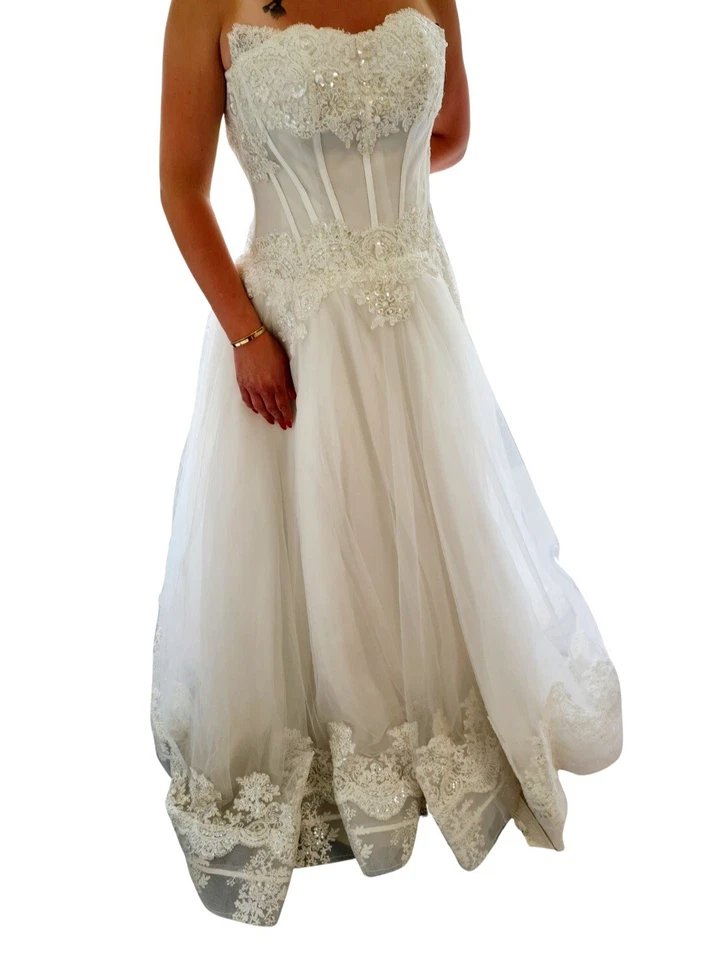 Brautkleid Hochzeitskleid Prinzessin Gr. 34 bis 38 - Bild 1 von 4