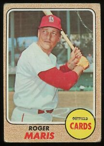 1968 Topps Roger Maris #330 - St. Louis Cardinals - Vintage PR / FR