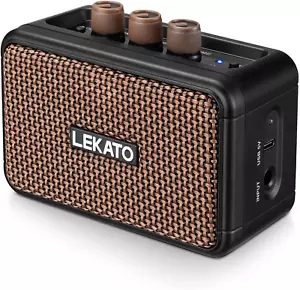 Mini Electric Guitar Amplifier Dual Speakers 5W Rechargeable Amp Bluetooth With - Picture 1 of 1