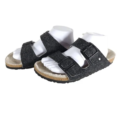Sandalias planas de lana grises BIRKENSTOCK Arizona Remache EU41 US L10/M8 zapatos  Foto 1 de 4