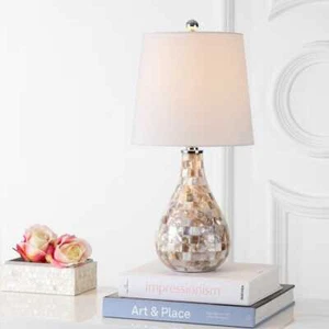 JONATHAN Y Mona 20.5 in. Seashell Mini Table Lamp - Picture 1 of 12