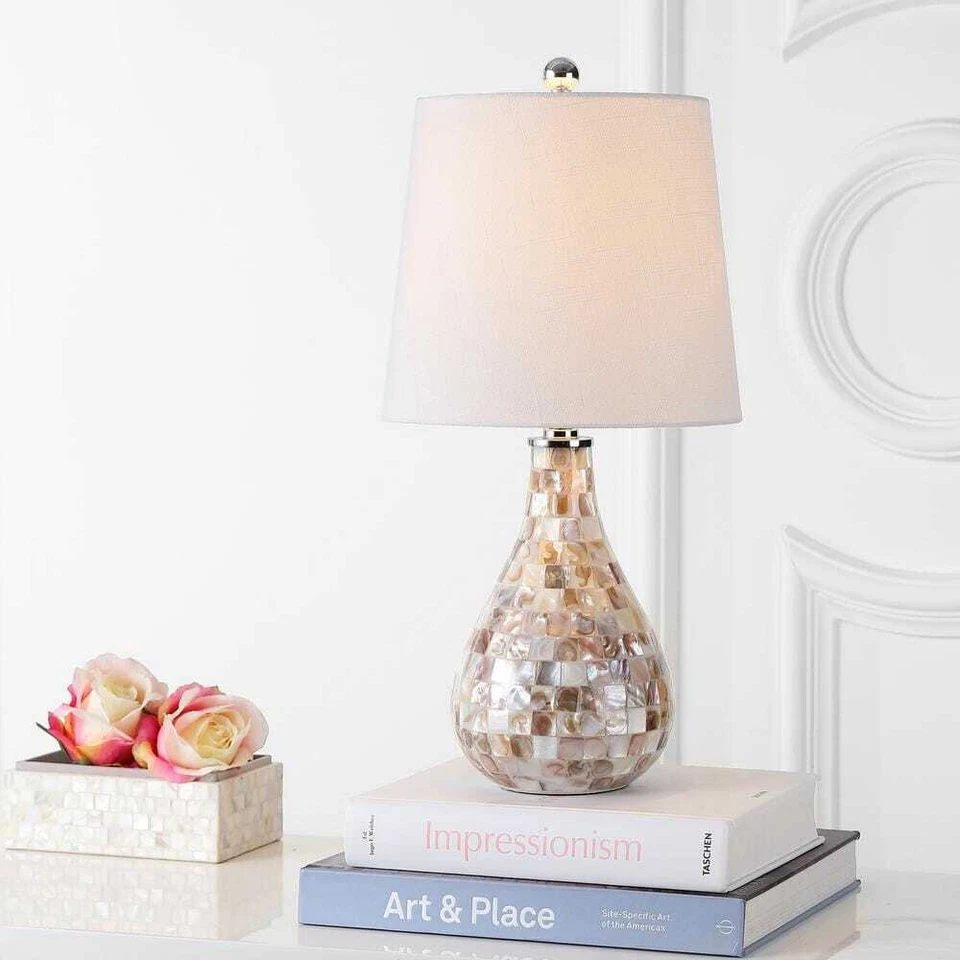 JONATHAN Y Mona 20.5 in. Seashell Mini Table Lamp - Image 1 of 4