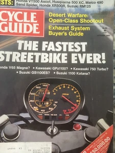 Cycle Guide Magazine October 1983 - Picture 1 of 3