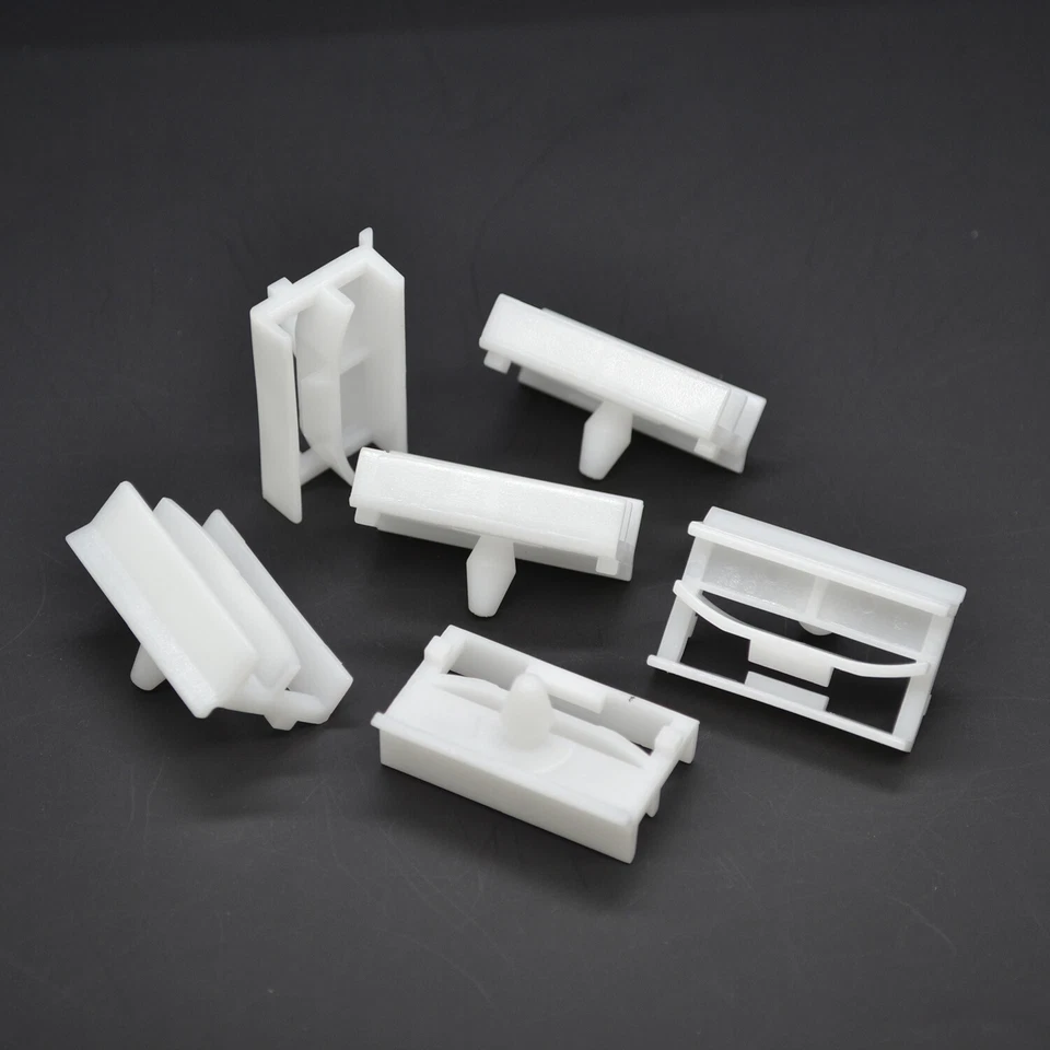 10 un. Clips de faldón lateral de alféizar blanco sujetadores de ajuste soporte remache para BMW E36 E46 Foto 1 de 4