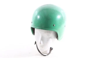 alter Motorradhelm Helm DDR PERFEKT Grün Vintage Größe ca. 59 - Bild 1 von 15