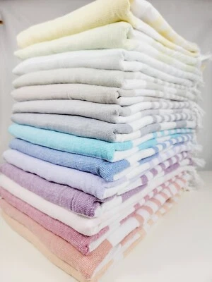 Toallas de baño grandes 100 % algodón toallas turcas 35x67 toalla de calidad premium Foto 1 de 4