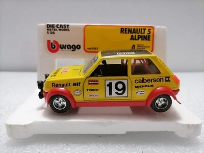 RENAULT 5 Alpine  - Vintage 1:24 Scale , bburago ,  Made in Italy 1978 - Image 1 of 4