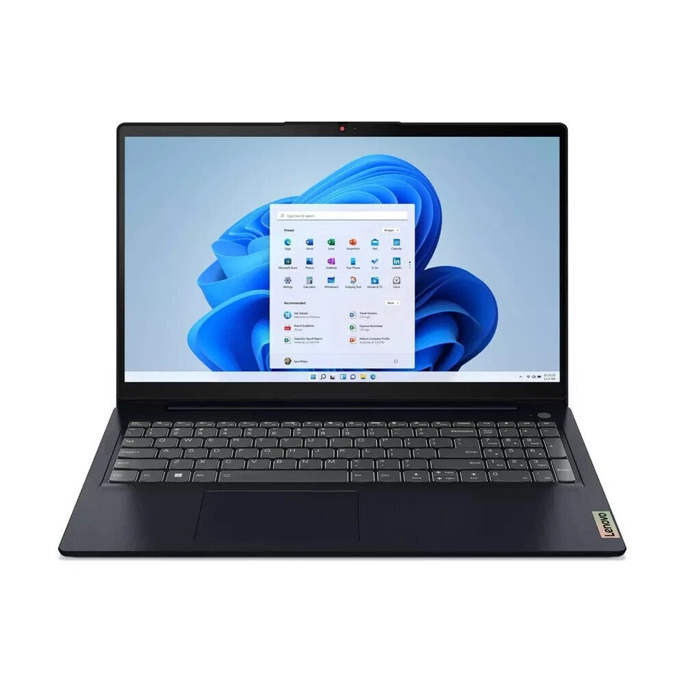 Lenovo IdeaPad 3i 15.6'' (512GB SSD Intel Core i3-1215U 1.2GHz 8GB RAM) Laptop - Blue (82RK00BDUS)