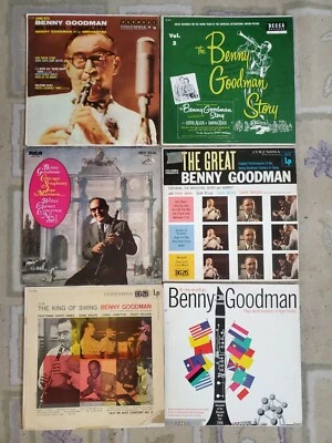 BENNY GOODMAN Big Band Jazz Pop 7 Vinyl LP Record Album Lot SWING - Image 1 of 4
