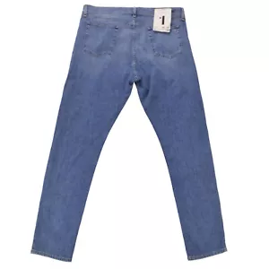 NUOVO jeans uomo straccio e osso 38x32 blu vestibilità 1 skinny aero elasticizzato brockie USA $265 - Foto 1 di 11