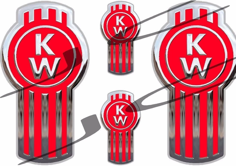 KENWORTH stickers decals emblem 4 stickers - Image 1 of 1