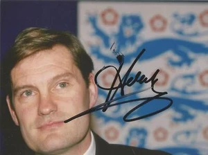 ENGLAND, TOTTENHAM & WOLVES: GLENN HODDLE SIGNED 8x6 ACTION PHOTO+COA - Picture 1 of 1