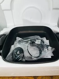 Kenmore Electric Pfanne 144 Sq-Zoll Antihaftbeschichtet in schwarz/grau mit Hartglasdeckel - Bild 1 von 4