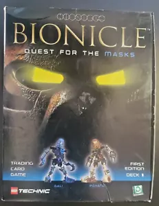 Lego Bionicle Quest For The Masks opened Starter First Edition Deck 1 - Picture 1 of 14