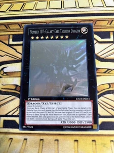 Yugioh Nummer 107: Galaxieaugen-Tachyonendrache Ghost Rare 1.AUflage LTGY-EN044 - Bild 1 von 1