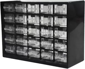 Parts Screws Storage Organizer, Plastic Hardware Art Craft Small Tool Parts C... - Picture 1 of 1