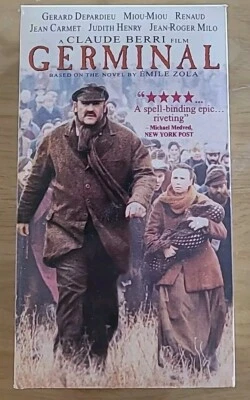 GERMINAL 2-VHS BOX SET VIDEO MOVIE, GERARD DEPARDIEU, JEAN CARMET, JUDITH HENRY - Image 1 of 3