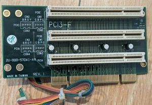 PCI Riser Card (PCI3-F) 90 Degree 2U Rackmount Adapter (T15) 2U-000-57041-A - Picture 1 of 4