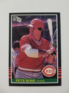 TARJETA DE BÉISBOL PETE ROSE 1985 DONRUSS #641 CINCINNATI ROJOS - Imagen 1 de 2