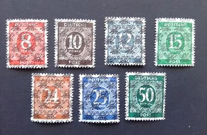 SELLOS ALEMANIA MH 1948 BIZONA EEUU/UK SOB. RED. LOTE 7 FIRMADOS A ROIG.  - Imagen 1 de 2