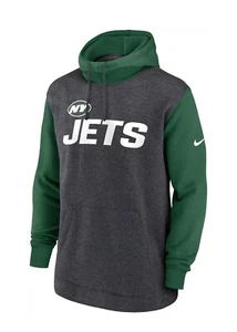 New York Jets Nike Men's 3XL Hoodie 2-Tone Grey Green Pullover Sweatshirt New! - Picture 1 of 10