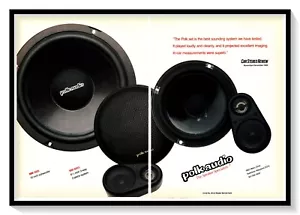 Polk Audio Car Stereo Speaker Specialists 2-Page Vintage 1991 Print Magazine Ad - Picture 1 of 4