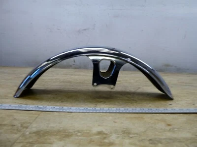 1976 Yamaha XS650 Y588-2. хромированное металлическое переднее крыло - Изображение 1 из 4