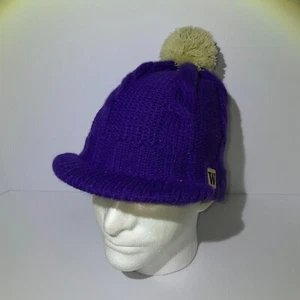 Washington Huskies Nike Pom Short Bill Beanie Purple Gold Crochet - Picture 1 of 5