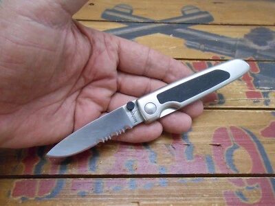 Cuchillo de Bolsillo Kershaw KAI 2415ST Forro Bloqueo Combo Hoja de Borde Japón Foto 1 de 4