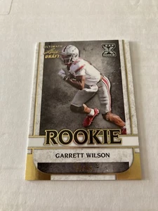GARRETT WILSON GOLD 2022 LEAF ULTIMATE DRAFT FOOTBALL RC ROOKIE #12 SN #20/99 - Picture 1 of 2