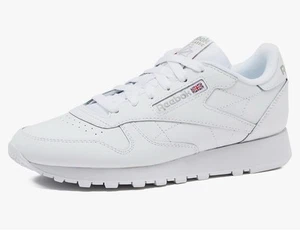 Reebok Men’s Classic White Lace Up Sneakers Size 10.5 Retro - Picture 1 of 10