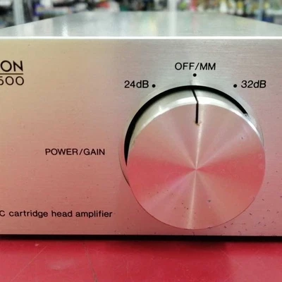 Denon HA-500 MC Moving Coil Head Amplifier Vintage Phono Preamp Clean Sound - Image 1 of 4