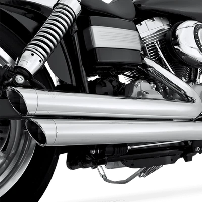 Vance &amp; Hines 适合 HD Dyna 06-17 Bigshots交错 Chrome PCX 全系统 — 第 1/2 张图片