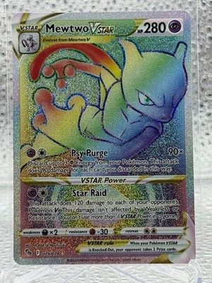 Mewtwo VSTAR 079/078 Secret Rare Pokemon GO Pokemon TCG - Image 1 of 2