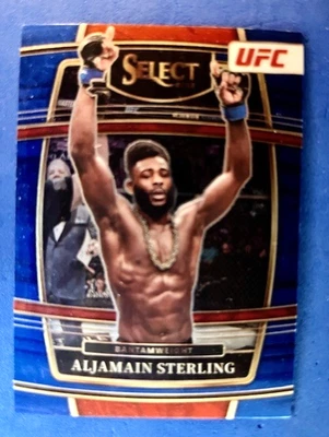 Aljamain Sterling 2022 Panini Select UFC Blue Concourse - Image 1 of 2