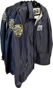 Lot 5x NYPD Studio Costume Prop Windbreaker Jackets Some’s Uniforms S L XL 2XL - Picture 1 of 13