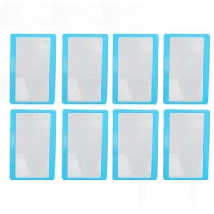 20PCS Magnifying Glass Card Portable Clear Lens Blue Frame Credit Card Size BYS - Picture 1 of 12