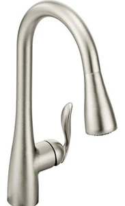 Moen Arbor Spot Resist Stainless One-Handle Pulldown Kitchen Faucet with Sprayer - Picture 1 of 6