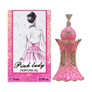 Perfume de Lujo para Mujer Fragancia Árabe Dubai Perfume ROSA Diseño Cintura Pequeña - Imagen 1 de 9
