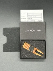 Tyson Lamb - Lamb Crafted Pumpkin Spice Divot Tool - Copper - Halloween 2021 - Picture 1 of 2