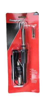 Snap On Tools Industrial Soldering Iron Kit 40W Wired 6Pcs 4 3/4 handle USA R40B - Image 1 of 2