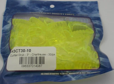 Sea Striker H2CT50-10 Got-Cha 2 " Chartreuse Locke Schwanz Maden 50 CT - Bild 1 von 2