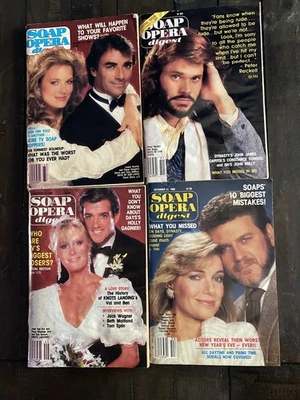 1985 ~ Soap Opera Digest~ 4 Issues: 8/13, 12/3, 12/17, & 12/31. - Image 1 of 4