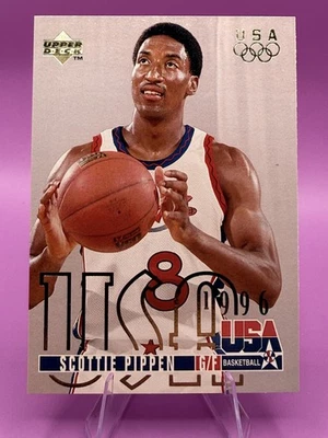 1995-96 Upper Deck #322 Scottie Pippen Team EE. UU. Baloncesto Foto 1 de 2