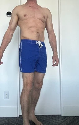 Traje de baño sauvage para hombre - Azul - Forrado - Talla 30 - Bañador Foto 1 de 4