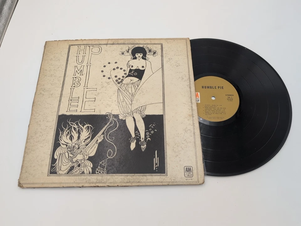 HUMBLE PIE • одноименный S/T LP 1972 A&M LABEL SP-4270 - G запись / изношенная обложка  - Изображение 1 из 4
