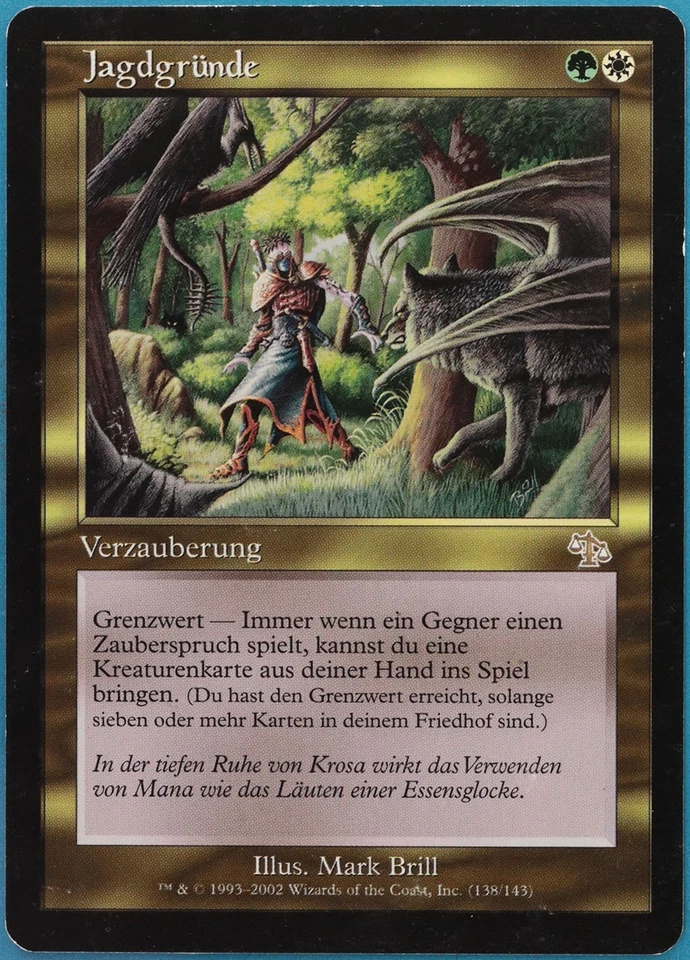 Hunting Grounds Judgment (GERMAN) PLD White Green Rare CARD (433296) ABUGames - Image 1 of 2