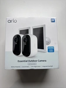 Arlo VMC3250-100NAS Essential 2-Camera Outdoor Wireless 2K Security Camera 2nd.. - Picture 1 of 5